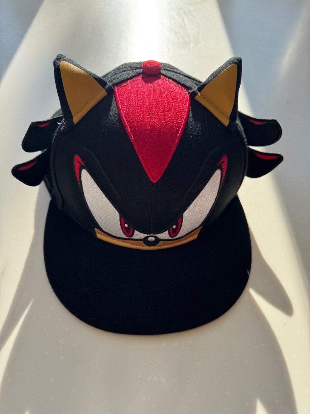 Shadow the Hedgehog Black & Red Character Snapback Hat